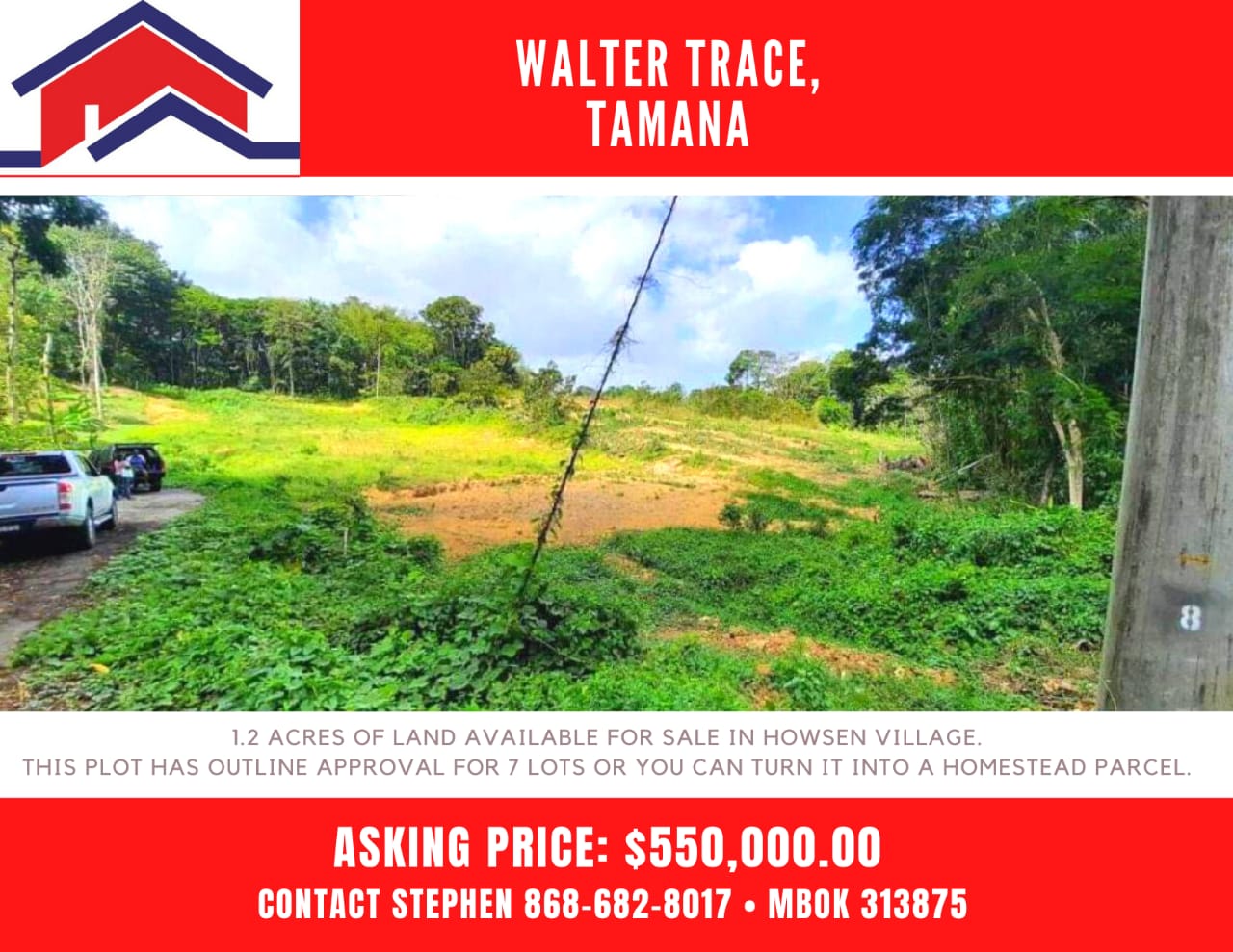 1.2 Acres Land in Howsen Villa..